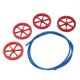 thumbnail image 4 of Upgrade 3D Printer Kit PTFE Tube 4 Hand Twisted Leveling Nuts 6 Springs PC4 to M6 M10 Couplers, 4 of 5
