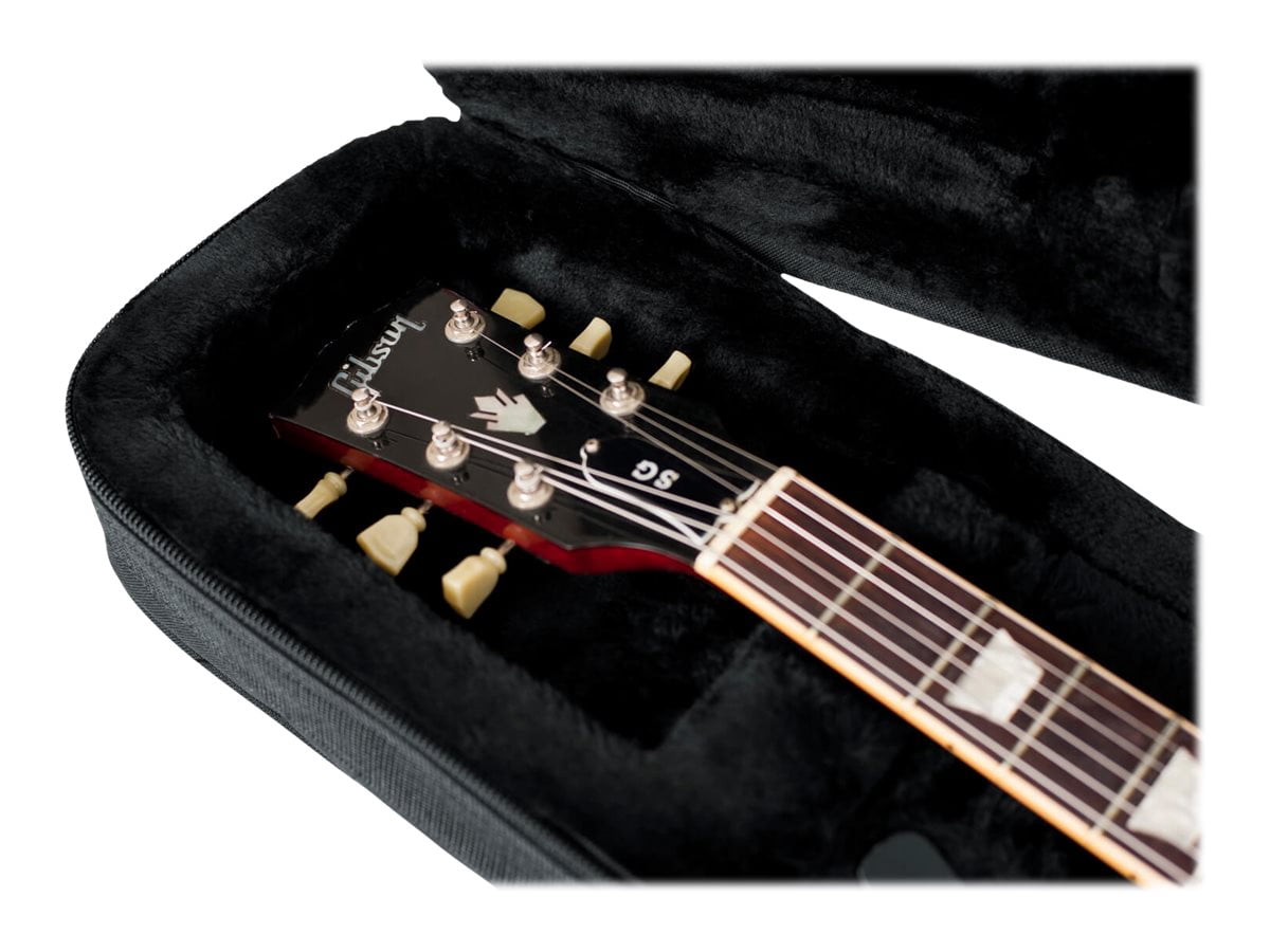 GATOR CASES GL-SG-STYLE GUITAR GIG BAG / HARDCASE W/ RUGGED NYLON EXTERIOR NEW