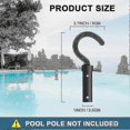 thumbnail image 2 of Dust Collectors Accessories Hooks Multipurpose Universal Pool Vacuum Retrieval Hook For Outdoor, 2 of 5