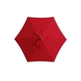 thumbnail image 1 of Wweixi Auvent de Parasol de Patio Toile en Polyester Remplacement d'Auvent de Parasol Housse d'Auvent de Parasol Résistante aux UV Parasol Imperméable Toile de Remplacement pour Parasol d'Extérieur pour Jardin Cour No.2, 1 of 5