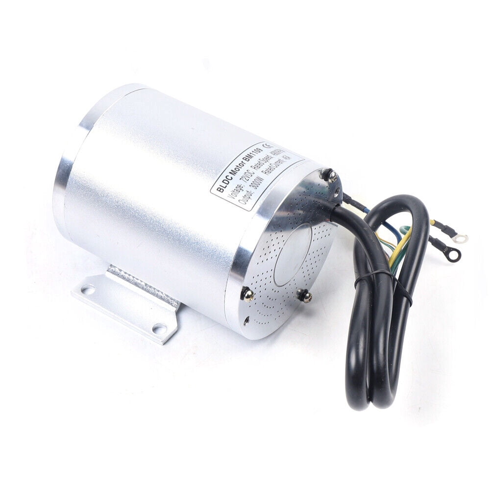 Fichiouy 72V 3000W Electric Motor High-Speed BLDC Brushless Motor + 3000w Controller 24WF