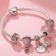 thumbnail image 4 of Pulsera de cuentas con dijes europeos para mujer, joyería hecha a mano, regalo, 4 of 6
