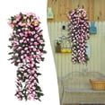 thumbnail image 2 of Artificial Hanging Flowers for Outdoor Faux Morning Glory UV Resistant Hanging Plants Silk Spring Summer Flower for Garden Porch Patio Balcony Yard, 2 of 9