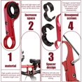 thumbnail image 4 of SURJDE 20cm Professional Handlebar Extension Frame Bike Handlebar Extend Bracket Double Bracket Cycling Equipment Extender Accessory (Red), 4 of 7