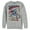 Athletic Heather, variant on Men's Superman Hero Break Barriers  Sweatshirt Athletic Heather Large