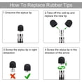 thumbnail image 3 of Stylos Stylets pour Écrans Tactiles (2 Pcs), pour Tous les Appareils Tactiles Universels, 3 of 5