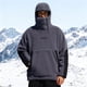 thumbnail image 1 of MHFRRA Chaqueta de Comercio Exterior con Capucha y Forro Grueso de Gran Tamaño Gris, 1 of 4