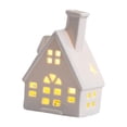 thumbnail image 4 of GUOOL Ceramic Christmas Village House Rustic Winter for Farmhouse Holiday Tabletop Style B, 4 of 9