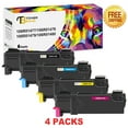 thumbnail image 1 of Toner Bank 4-Pack Compatible Toner for Xerox 106R01480 106R01477 106R01478 106R01479 Phaser 6140 6140N 6140DN Printer Replacement Toner Ink Office Supplies Black, Cyan, Magenta, Yellow, 1 of 7