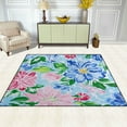 thumbnail image 3 of Area Rug Indoor 63"x48"in Non-Slip Wear Resistant Floor Mats Soft Large Carpets for Living Room Bedroom Home Decor Light Sky-blue Pattern, 3 of 7