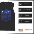 thumbnail image 6 of Buffalo Shield Men's Muscle Shirt Game Night Fantasy Football Fan Tailgate NY, 6 of 7
