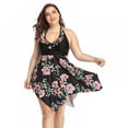 thumbnail image 2 of Maillot de Bain Tankini 2 Pcs à Fleurs pour Femmes Grande Taille 2X-6X, 2 of 6