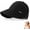 Black, variant on Wide Brim Sun Visors for Women, Wide Brim Sun Hat,Packable Roll-Up Ponytail Baseball Cap with Adjustable Back Strap, Lightweight Breathable Travel Sun Cap for Beach Fishing