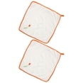 thumbnail image 4 of GAXIRE Absorbent Drying Towel Cloth White 2Pcs 14X13in, 4 of 8