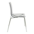 thumbnail image 3 of Coastal Dining Chairs - Set of 2, Modern Design, Chrome Legs, Stylish Accent Seating, 33" Height, 3 of 8