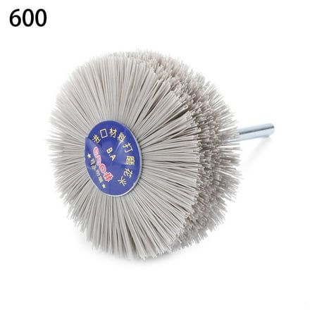 

80mm Grinding Wheel Brush Nylon Polishing Abrasive Rotary Woodwork 80-600 Grit