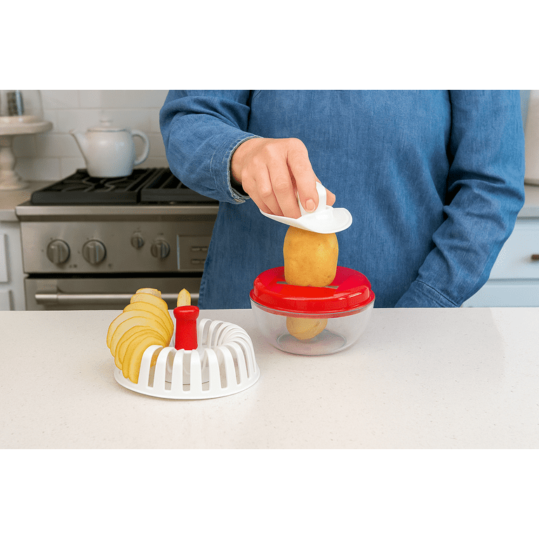 4-Pack Baked Potato Microwave Bag - Reusable Pouch And Potato Cooker For Perfect Potatoes In 4 Minutes - Quick & Easy Kitchen Gadget