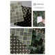 thumbnail image 5 of Adhesivo de mosaico Injueey decoraciones para el hogar Geometría de oro negro 10 hojas, 5 of 6