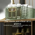 thumbnail image 3 of Storage Bin Sundries Cosmetics Basket Bedroom Kitchen Food Snacks Organizer Remote Control Organizing for Living Room Kitchen Office Gold, 3 of 9