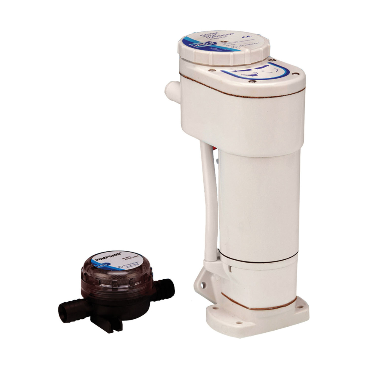 Jabsco 35115-0020 Estrattore BRIDA 12V 105CFM, Unisex, Dimensioni 7,62 Cm, Per Nautica E Camper