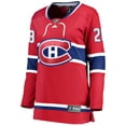 thumbnail image 2 of Women's Fanatics Christian Dvorak Red Montreal Canadiens Home Breakaway Player Jersey, 2 of 3