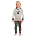 thumbnail image 5 of Dearfoams Toddler Unisex Plaid Bear Matching Family Pajamas Set, 2-Piece, Sizes 2T-5T, 5 of 12