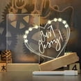 thumbnail image 2 of Creative Note Board Creative Led Night Light USB Message Board Holiday Light With Pen Gift For Children Girlfriend Decoration Night Lamp, 2 of 2
