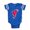 Royal Blue, variant on CafePress - Watercolor Pink Heart - Cute Infant Baby Football Bodysuit