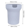 thumbnail image 4 of Bota Botella Silicona Antideslizante para Quencher 30/40 Oz (claro) Azul, 4 of 4
