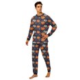 thumbnail image 2 of Halloween Family Matching Pajamas Set, Fall Sleepwear, Ghost & Pumpkin Printed Holiday Sleepwear, Soft Loungewear PJs Outfit, 2 of 5