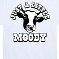 thumbnail image 3 of Instant Message - Just A Little Moody - Toddler & Youth Short Sleeve Graphic T-Shirt, 3 of 6