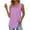 Light Purple, variant on Summer Vest Loose Pleated Square Neck Sleeveless Top Large Size Women's Top Tang Top Fitness Top Cropped Fitted Top Camisole High Neck 90s Top Women Beach Tops for Women plus Size Bra 4x for Women