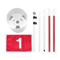 thumbnail image 1 of DYNWAVECA Golf Putting Green Flag and Hole Cup, Golf Flag Hole Cup Set, Practice Putting for Indoor Outdoor Alignment Guide Golfing Short Cup, 1 of 10