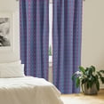 thumbnail image 2 of Ambesonne Geometric Curtains, Rhombuses Pattern, Pair of 28"x84", Multicolor, 2 of 5