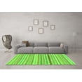 thumbnail image 3 of Ahgly Company Indoor Rectangle Abstract Green Modern Area Rugs, 3' x 5', 3 of 4