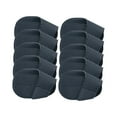 thumbnail image 5 of 10 Pieces Golf Iron Headcovers PU Iron Protective Headcover Golf Head Covers S Dark Blue, 5 of 8