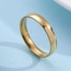 thumbnail image 4 of Accesorios anillo de acero de titanio 4 mm arco liso pareja acero inoxidable fino belleza anillo anillo joyería mujer, 4 of 6