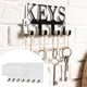 thumbnail image 5 of Organizador de llaves y correo, decorativo y creativo para montar en la pared. Blanco, 5 of 8