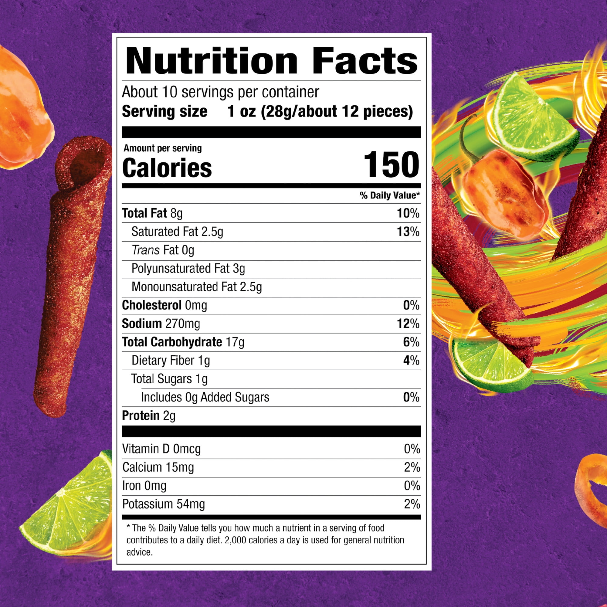 Takis Nutrition Facts