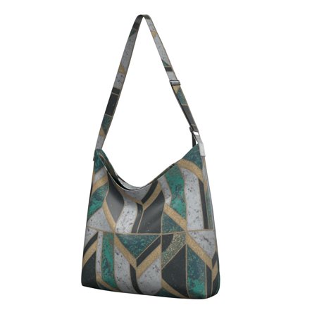 Canvas Tote Bag for Shopping Enthusiasts Fashionistas Cute Fashion Tote Bags with Zipper Tote Reusable Bags marble Modern Geometric Flowers Abstract Women s Retro Large Size Canvas Shoulder Bag Hobo C