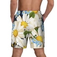 thumbnail image 4 of Gaeub Bees Collecting Nectar Mens Swim Trunks Stretch Beach Shorts Quick Dry for Men Swim Shorts Swimwear with Pockets- Medium, 4 of 9