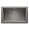 thumbnail image 3 of Color-Coordinated Metal Basket Strainer - Metallic Gray, 3 of 3