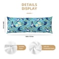 thumbnail image 3 of KLL Ultra Soft Microfiber Body Pillow Cover/Pillowcases 20"x54" with Hidden Zipper Closure-Flying Swallows, 3 of 8