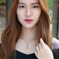 thumbnail image 4 of Teissuly Jewelry Clavicle Crystal Lady Pendant Female New Choker Fashion Chain Gold, 4 of 7