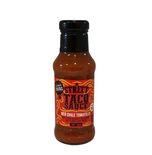 Culinary Tours Street Taco Sauce Red Chile Tomatillo