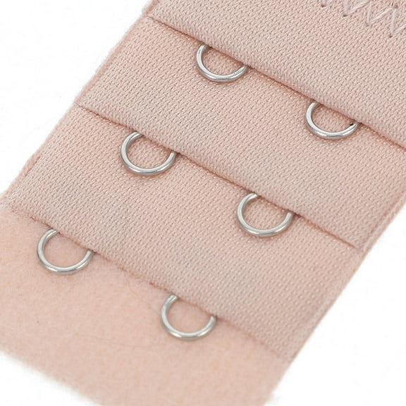 FRCOLOR 6pcs Extended Buckle for Underwear Bra Extension Buckle Polyester Apricot for Comfort Enhancement
