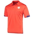 thumbnail image 2 of Men's Colosseum Orange Clemson Tigers Santry Lightweight Polo, 2 of 3