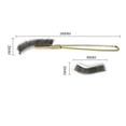 thumbnail image 2 of Mini Wire Brush Brass Nylon & Steel Brushes Rust Remover Cleaning Polish Grinder Steel Wire, 2 of 10