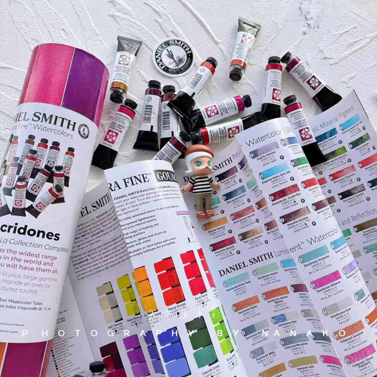 Daniel Smith Quinacridone watercolor 14 colors 1ml white iron box suitable for beginner artists watercolor