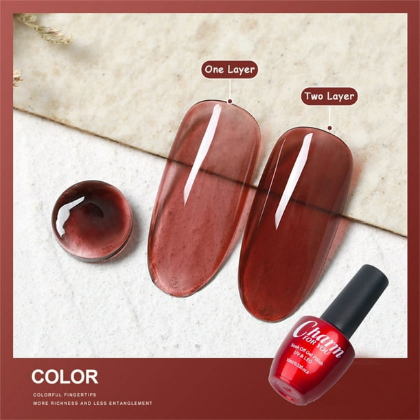 Esmalte de uñas, regalos para mujeres, esmalte de uñas de color hielo transparente, esmalte de uñas ámbar japonés, pegamento de fototerapia, 10 ml, manicura A